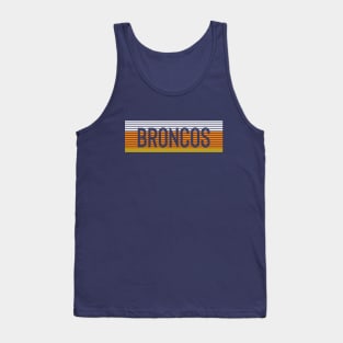 Broncos Stripes Tank Top